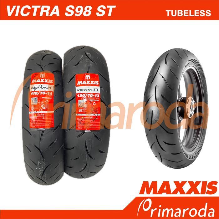 Sepasang Ban Honda PCX 160 Tubeless Maxxis Victra S98ST