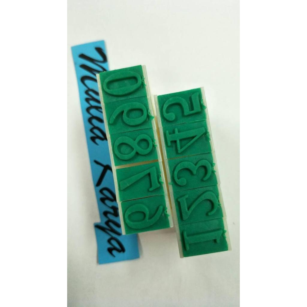 1zq0- Stempel Angka 1 Sd 0 13 Mm Printing Kit