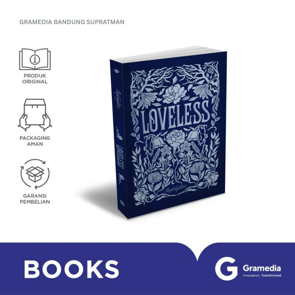 Gramedia Bandung Supratman | Buku Novel Loveless | Novel Romance / Romantis Karya Purplelight01_ | B