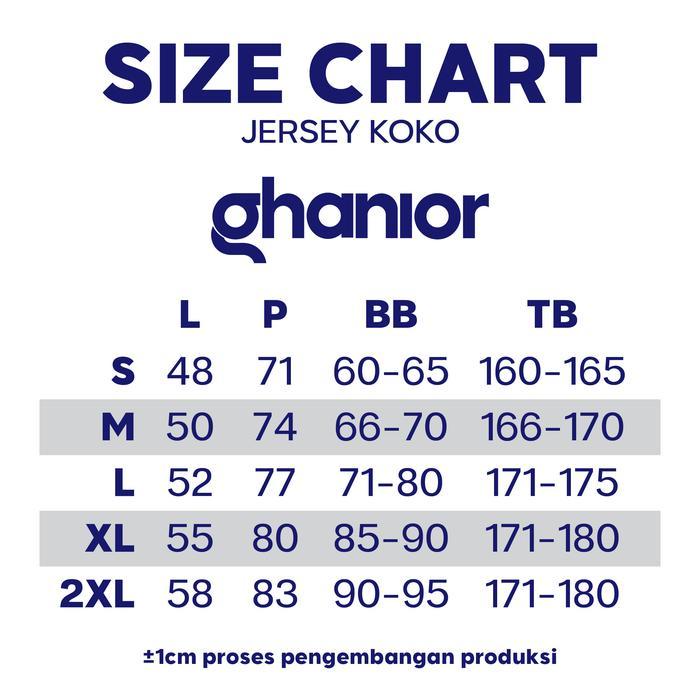 Ghanior Jersey Koko Fashion Pakaian Baju Muslim Kurta - Warna Putih