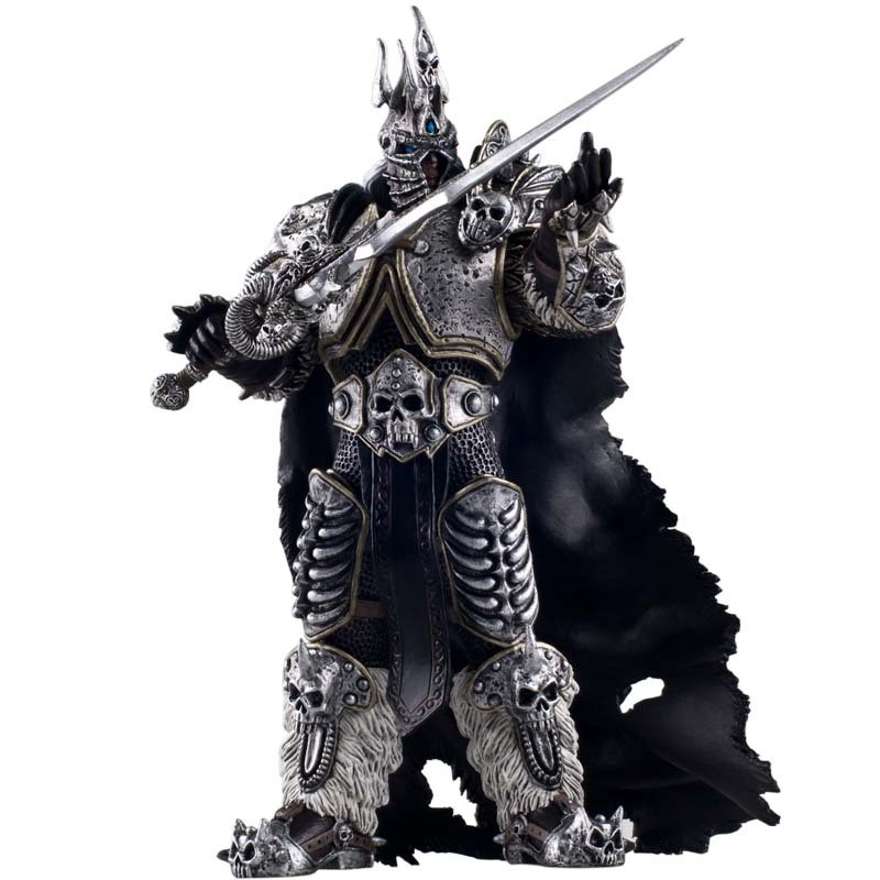 Warcraft Arthas Death Knight Lich King Anime Figurine Collectible Model World Of Warcraft Pvc Statue
