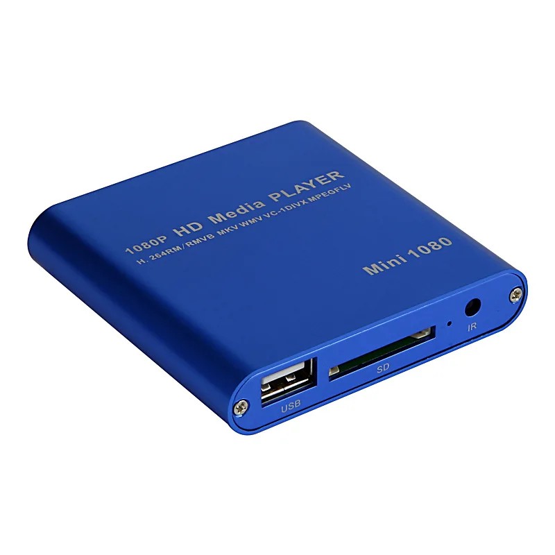 HDD Multimedia Player Full HD 1080P USB External Media Player With SD Media TV Box Support MKV H.264