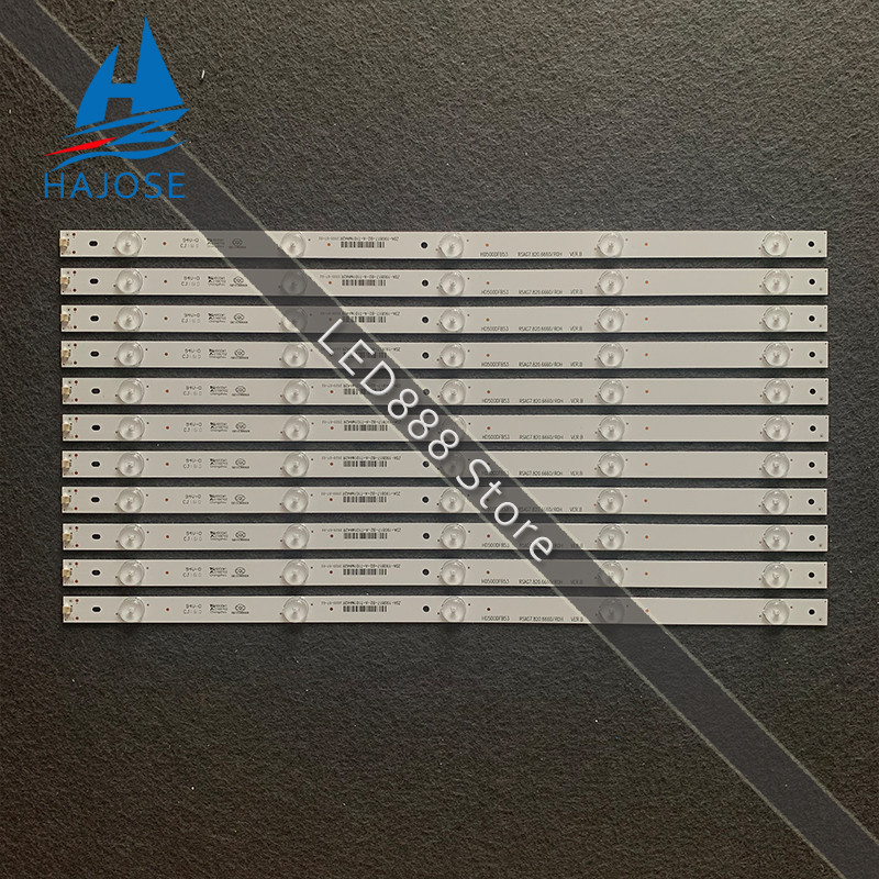 11 PCS/set LED backlight strip for Hisense HD500DF-B54/58 LTDN50D LTDN50K LTDN50K220WTEU T550HVN07.1