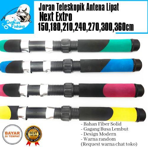 Joran Teleskopik Antena Lipat Extro/ miyabi 150cm-360cm Kuat & Murah