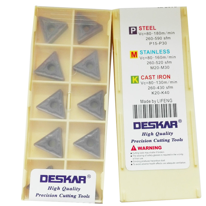 TNMG160404 HS HA TNMG160402 LF6018 DESKAR Carbide Inserts TNMG 160408
