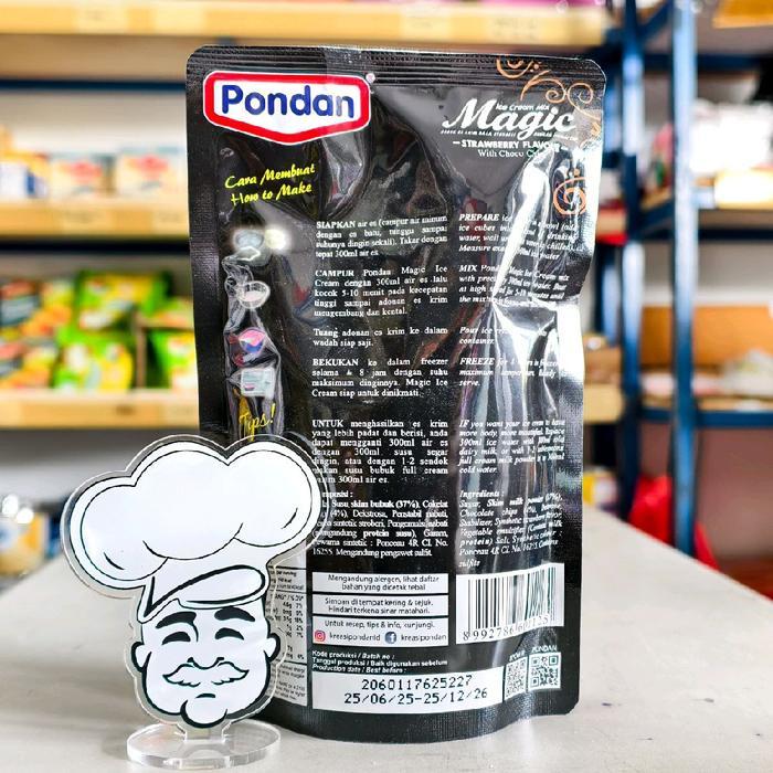Pondan Tepung Ice Cream 160Gr / Pondan Ice Cream Vanilla / Pondan Ice Cream Cokelat / Pondan Ice