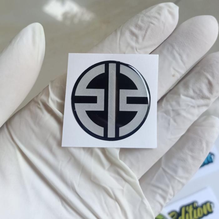 Stiker logo kawasaki H2 H2R emblem resin lentur