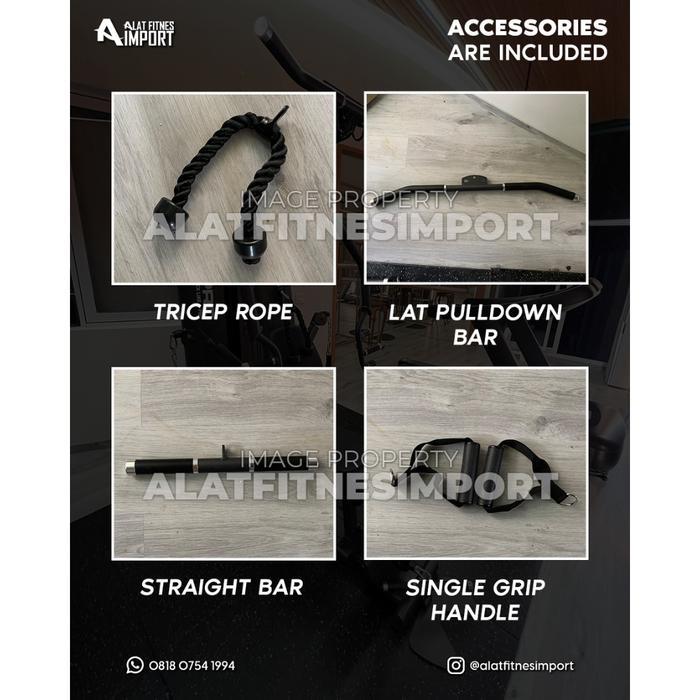 Flexpro Multi Gym One Station / Alat Fitness Satu Sisi Multiflex