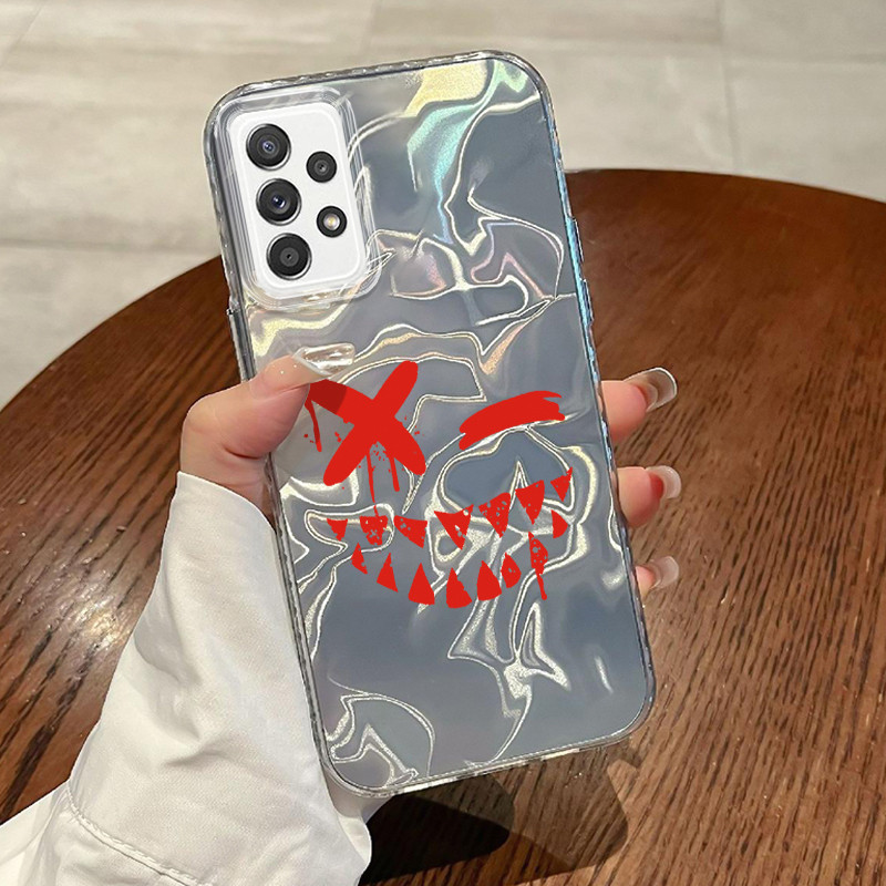 Casing Hp Samsung Galaxy A52 4G A52 5G A52s 5G A71 Case Casing Pola Emoji tas HP Kasing Kasus ponsel