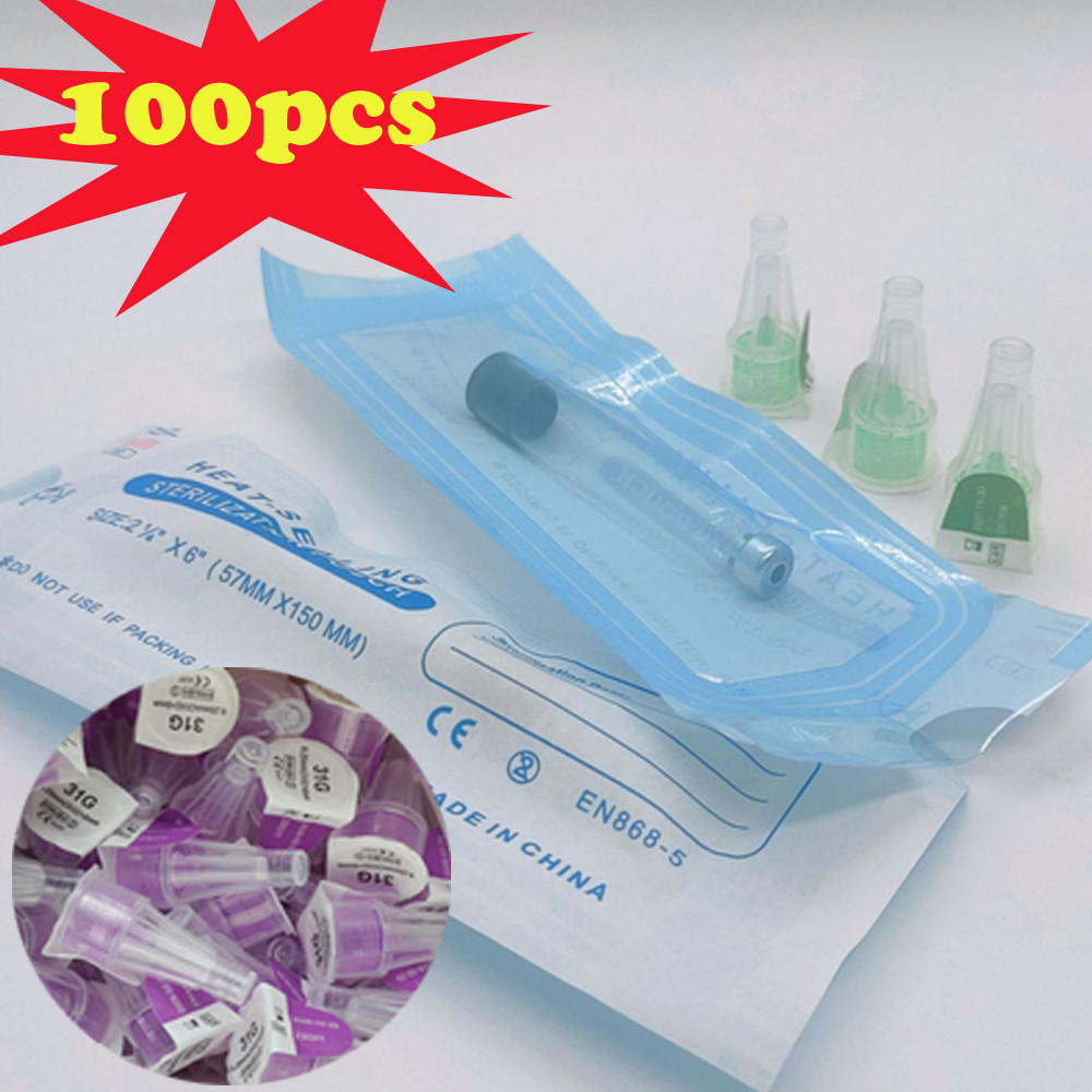 100pcs Insulin Cartridges 3ml Cassette Bottle for Lilly Insulin Pen Medical Aesthetics Insulin Pen