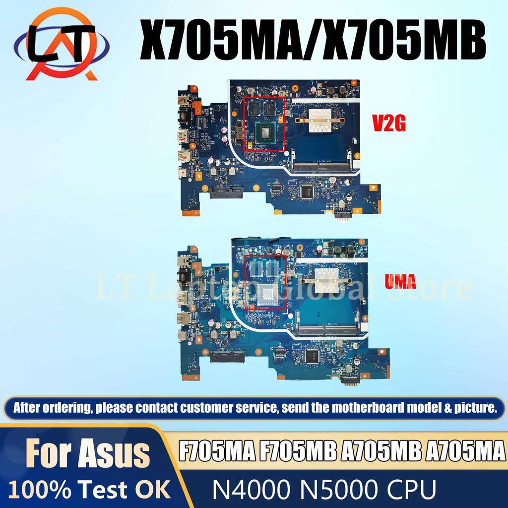 X705MB X705MA Mainboard For ASUS F705MA X705M F705MB A705MB A705MA Laptop Motherboard N4000 N5000 CP