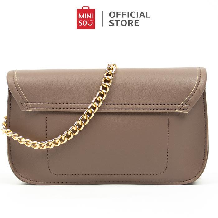jbbe- [Diskon 50%] Miniso Tas Pundak Shoulder Bag Tas Selempang Tas Bahu Persegi Panjang