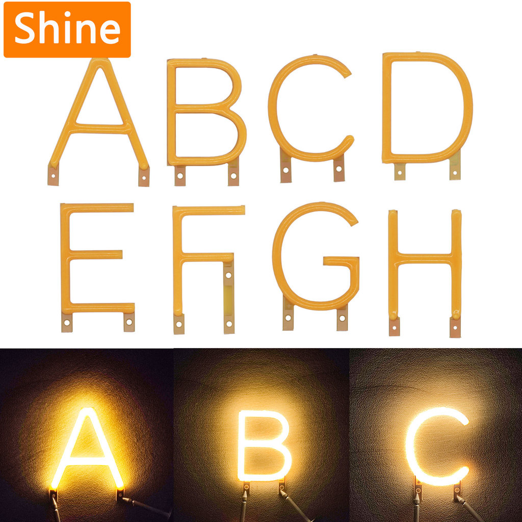 LED COB Edison English Letter Filament Flexible LED Filament 3V 100mA Diode Christmas Party Light