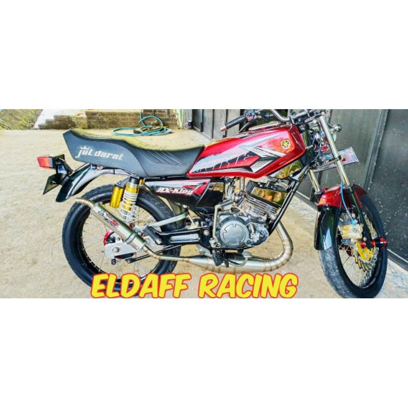 Knalpot RX King Abrt20 Kolong Repsol Fulll Stainless Model Ninja Suara Super Garing