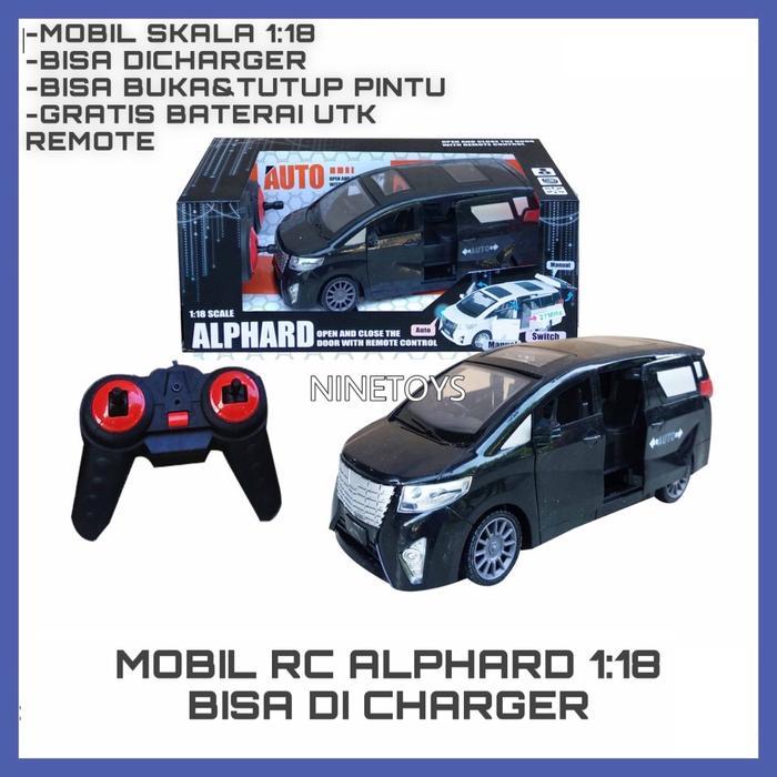 Hotkidz _ Rc Alphard Mobil Remote Control Alphard Buka Tutup Pintu Baterai Cas