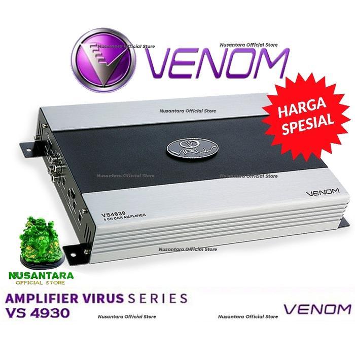 VENOM AMPLIFIER 4 CHANNEL VS 4930 VIRUS SERIES POWER VS4930 Car