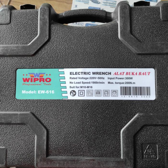 Wipro EW-616 Electric Impact Wrench 1/2" mesin buka baut listrik 1/2