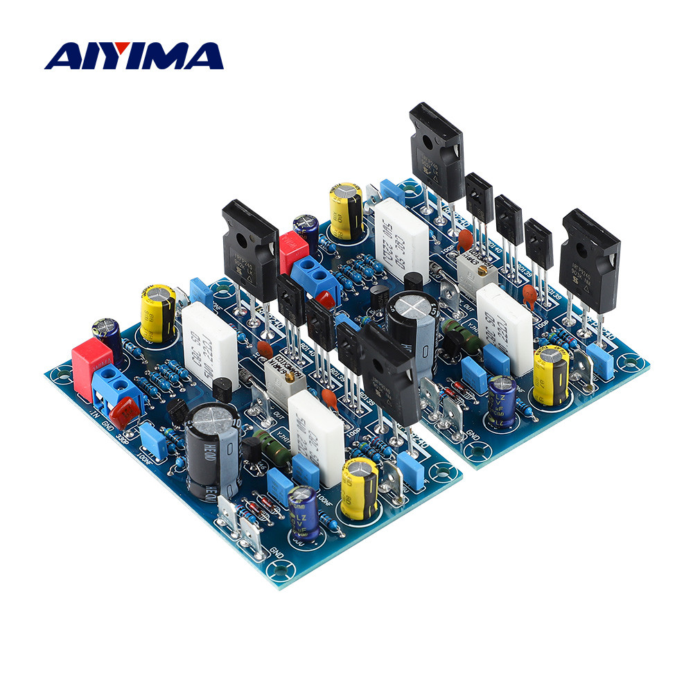 Aiyima 1Pair Power Amplifier Board 100Wx2 Amplificador Irf240 Fet Class A Power Amplifier Audio