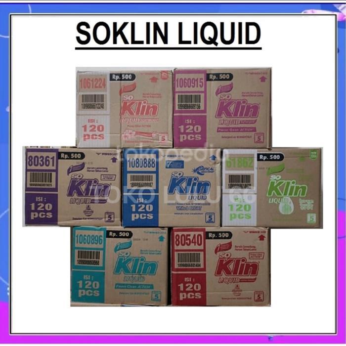 Top SO KLIN / Soklin LIQUID CAIR SACHET 1DUS / KARTON ALL VARIAN (500)