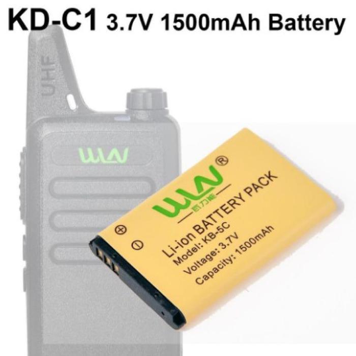 DUniaTelp- Wln Kb-5C Baterai Ht Kdc-1 1500Mah Kdc-2 Kdc1 Kdc2 Battery Wlan Kb5C