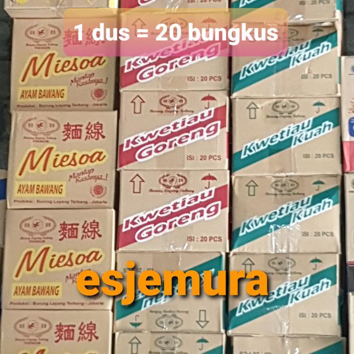 Kwetiau Instant Burung Layang Rasa Goreng Kuah Siram & Misoa / Indomie