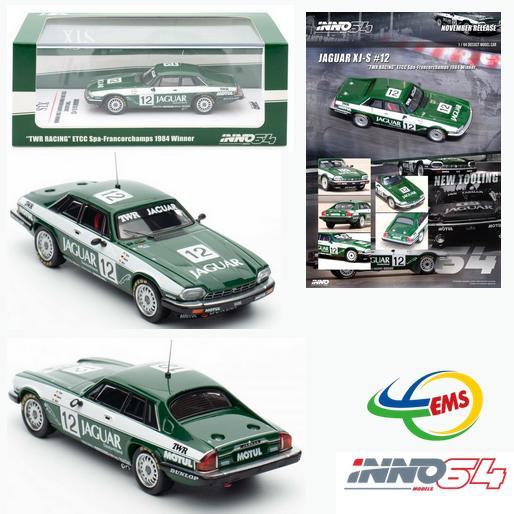 IN64-XJS-TWR12 - INNO64 JAGUAR XJ-S #12 "TWR RACING" ETCC SPA-FRANCORCHAMPS 1084 WINNER