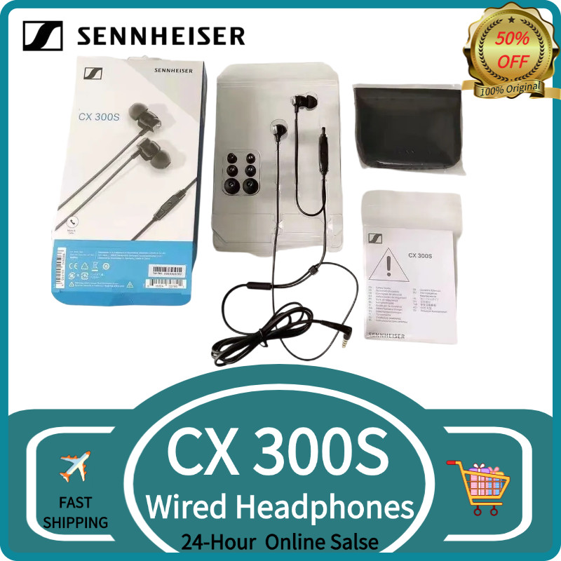 Sennheiser Original CX300S offers exceptional audio quality With deep bass and clear treble, it