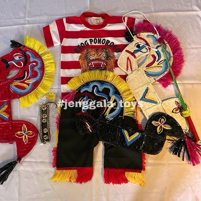 Baju Jaranan Full Set Anak Tk Baju Kuda Lumping Anak