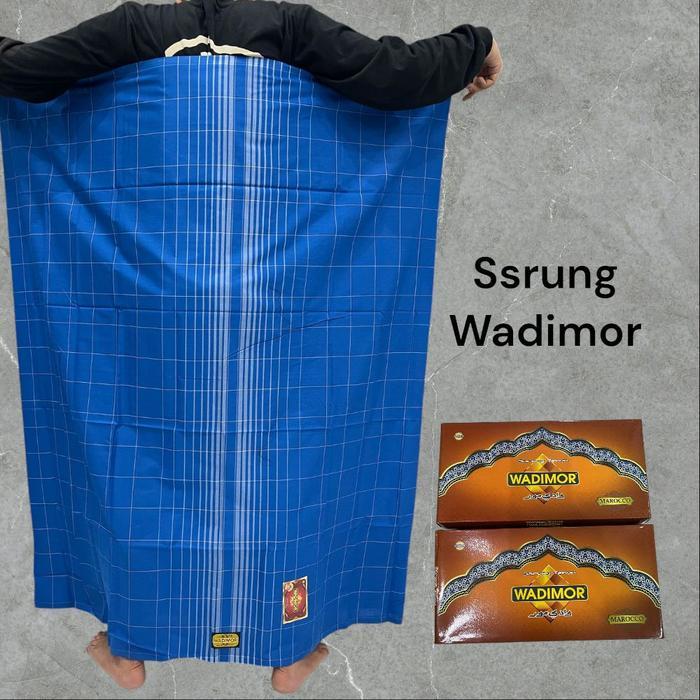 Sarung Wadimor Bukit Tinggi Motip Kotak Sarung Pria Dewasa Motif