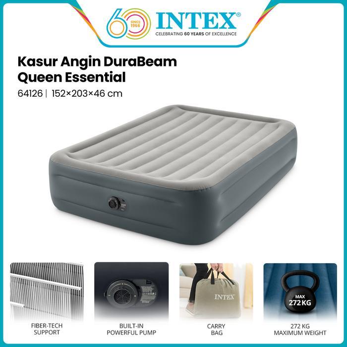Intex Kasur Angin Queen Essential Airbed Furniture Dapat Kasur Angin Intex 64126