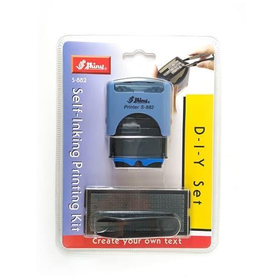 1zq0- Stempel Shiny S-882 S882 Printing Kit 38 X14 Mm