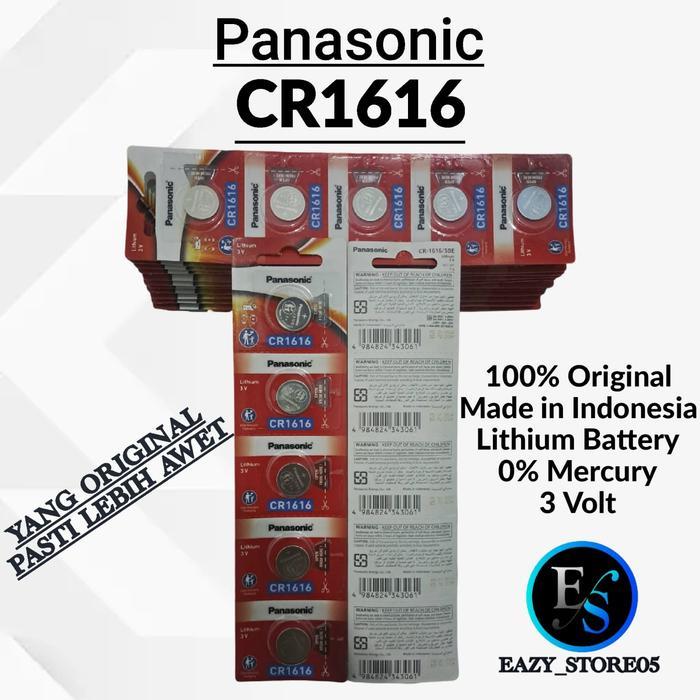 Baterai Panasonic CR1616 Original Lithium Battery 3V / Batrai CR1616 Original Panasonic