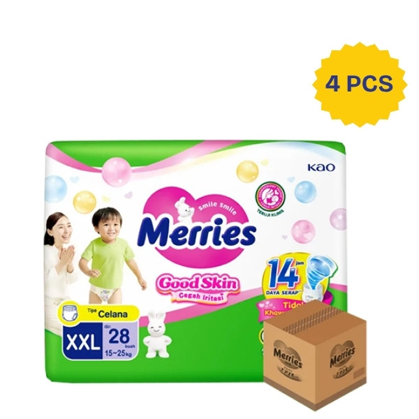 MERRIES PANTS GOOD SKIN XXL 28 KARTON