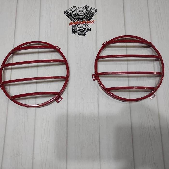 grill lampu depan jeep jk wrangler headlight protector jeep