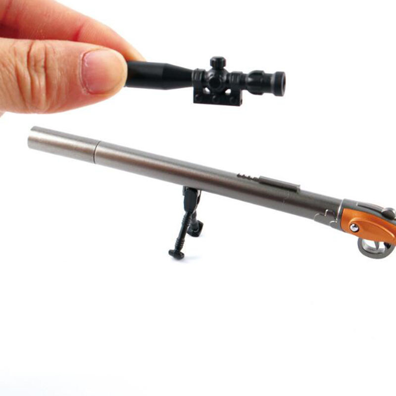 Sniper Rifle Gel Pen Creative Survival Game Gun Toy Gel Pen 0.38mm Black Ink For School Writing Kids
