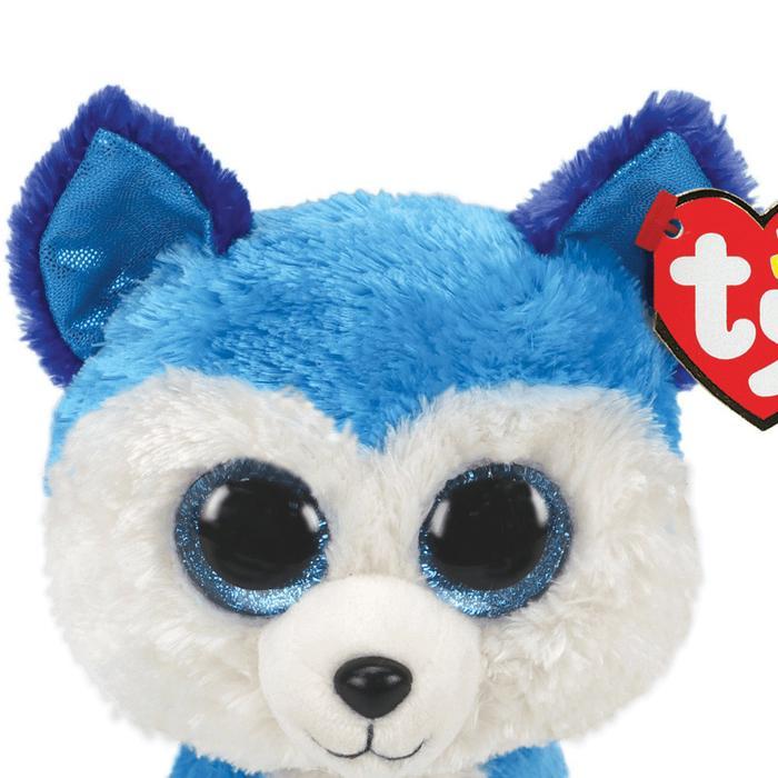 Toys Kingdom Ty Beanie Boos Boneka Hewan Prince Husky Medium Ty95323