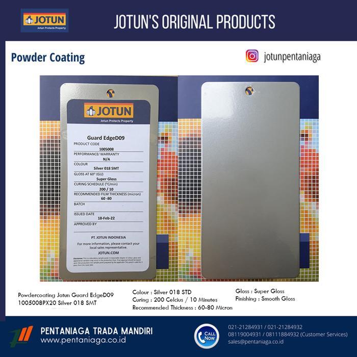 b44i- Powder Coating Jotun 1005008 Silver 018 Smooth Gloss