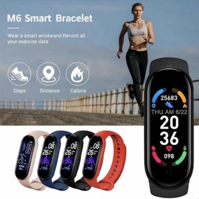 SMARTWATCH M6 M7 M8 SMARTBAND LIKE MI BAND 2025 ANTI AIR ORIGINAL JAM PINTAR