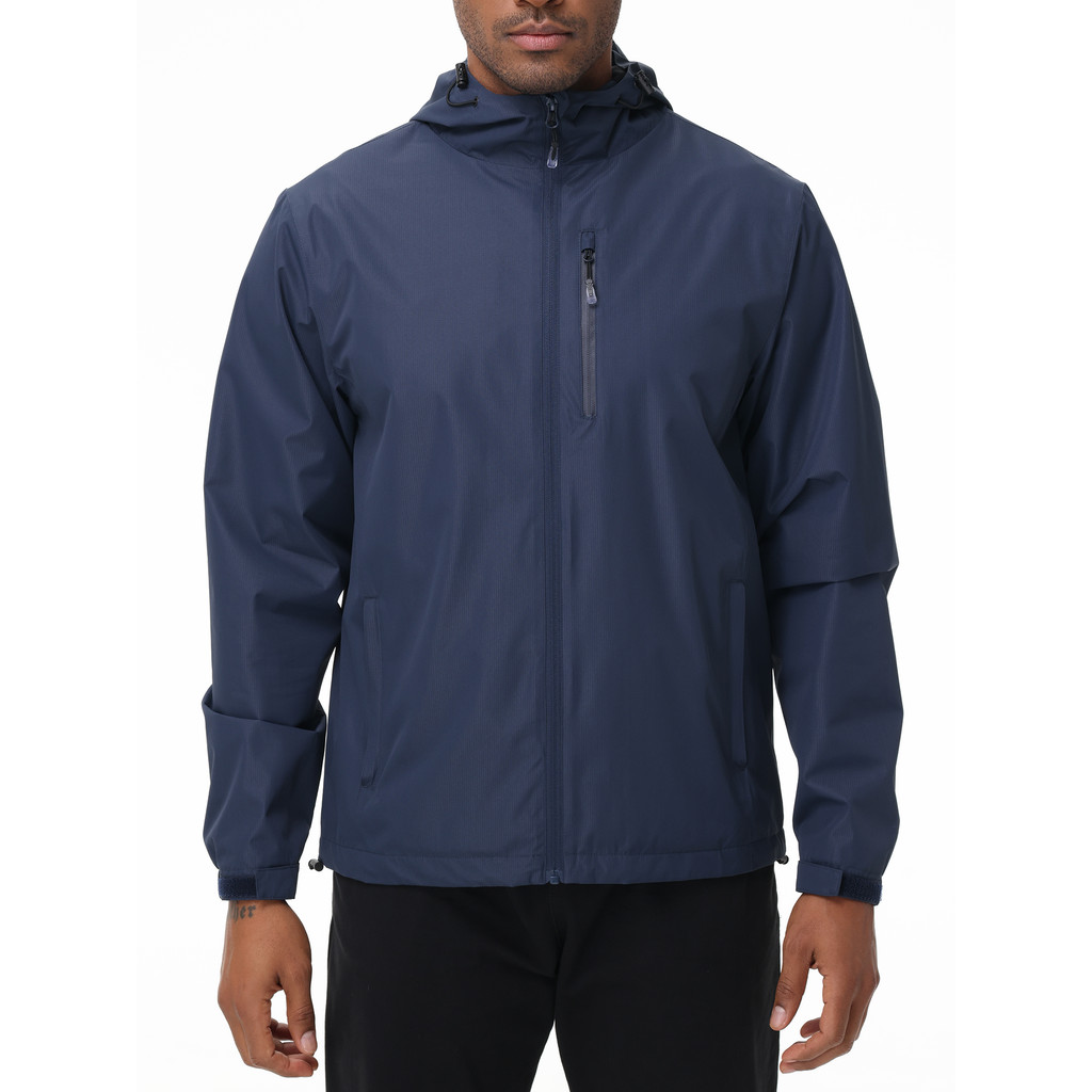 Windbreaker Men Outdoor Jacket Mountaineering Travel Waterproof Hooded Jacket Sports Running Coat