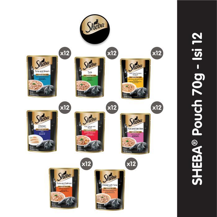 roza- Sheba Pouch Isi 12 - Sheba Pouch Wet Food