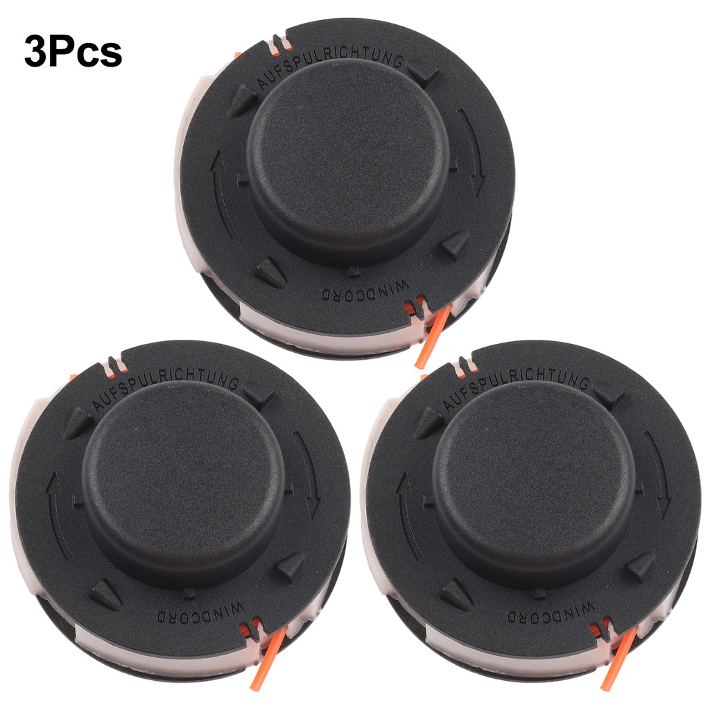 3Pcs Grass Trimmer Spool & Line For FSA56 FSE41 FSE52 Replacement Trimmer Head 1.6mmx5M