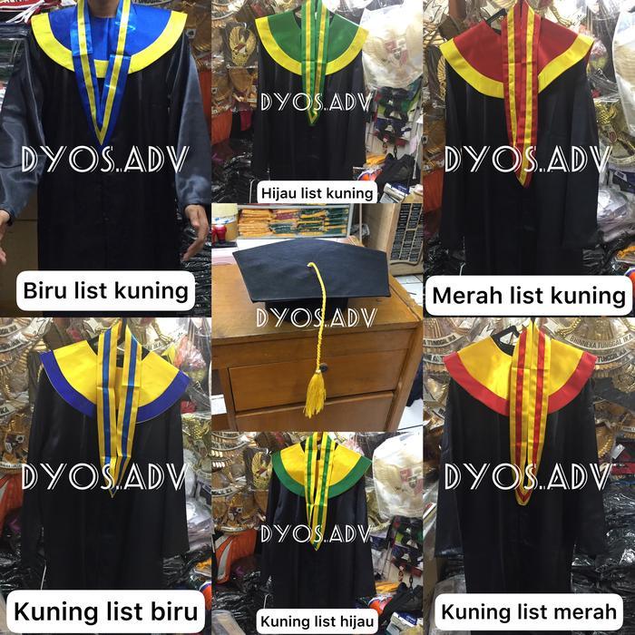 BOM SALE TOGA WISUDA SMP TOGA WISUDA SMA TOGA WISUDA SMP DAN SMA BAHAN SATIN KODE 530
