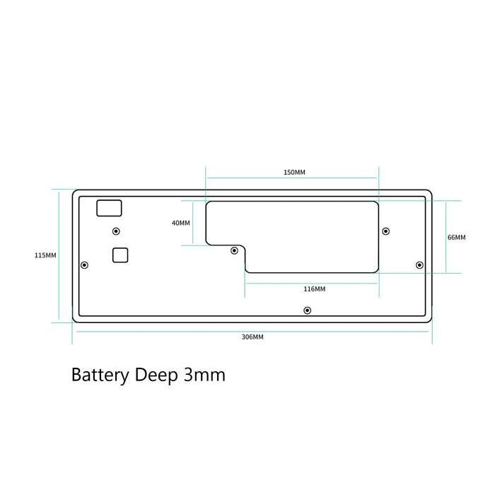 KBDFANS ALOPOW 60 RESIN CASE TOFU MODEL - CASE MECHANICAL KEYBOARD