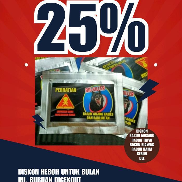 BERKUALITAS bigkiller pembasmi hama kebun hama celeng, racun babi liar racun biawak, racun tupai,