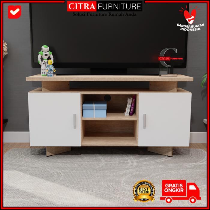 Rak Tv Minimalis Lemari Kabinet Credenza TVGRAVER BF 055