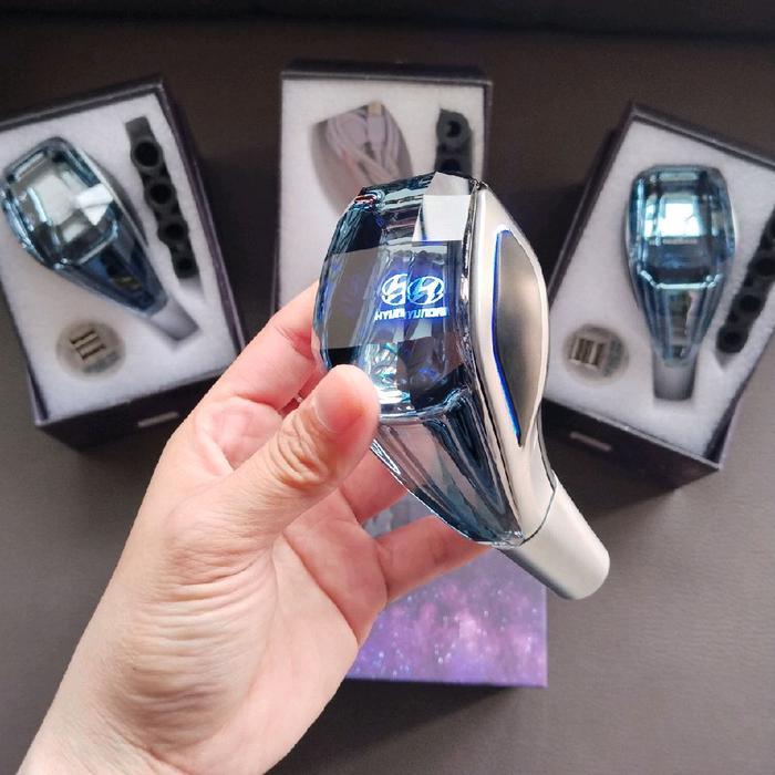 PERSNELING MOBIL LOGO + LED/ SHIFT KNOB UNTUK MOBIL ANDA - CAR