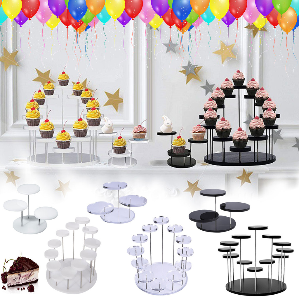 Hot Sale Ring Bracelet Jewellery Display Stand Multi-Functional Round Baking Dessert Cake Stand For