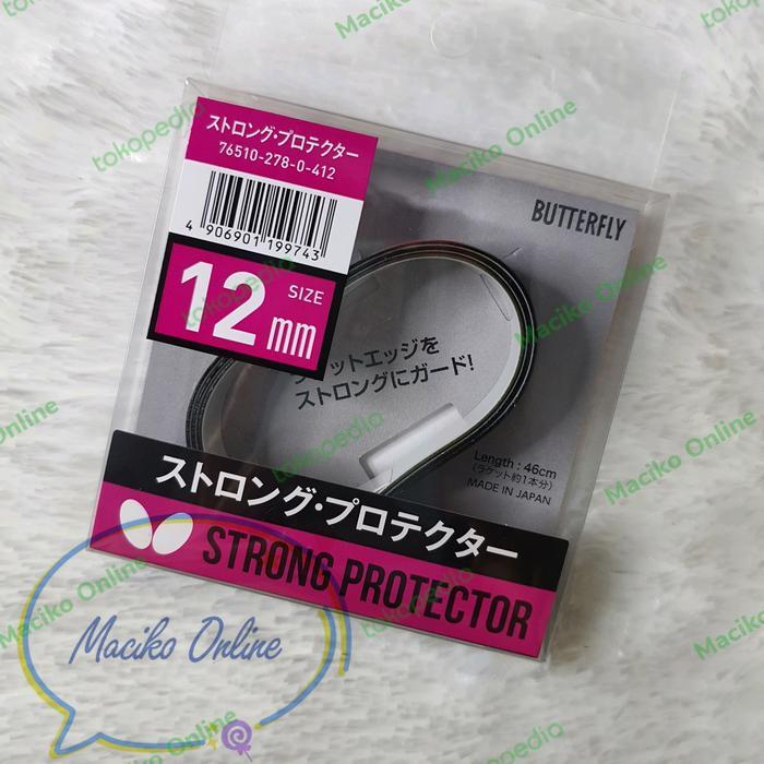 Strong Protector Butterfly 12mm ~ Pelindung Bet Pingpong Side Tape