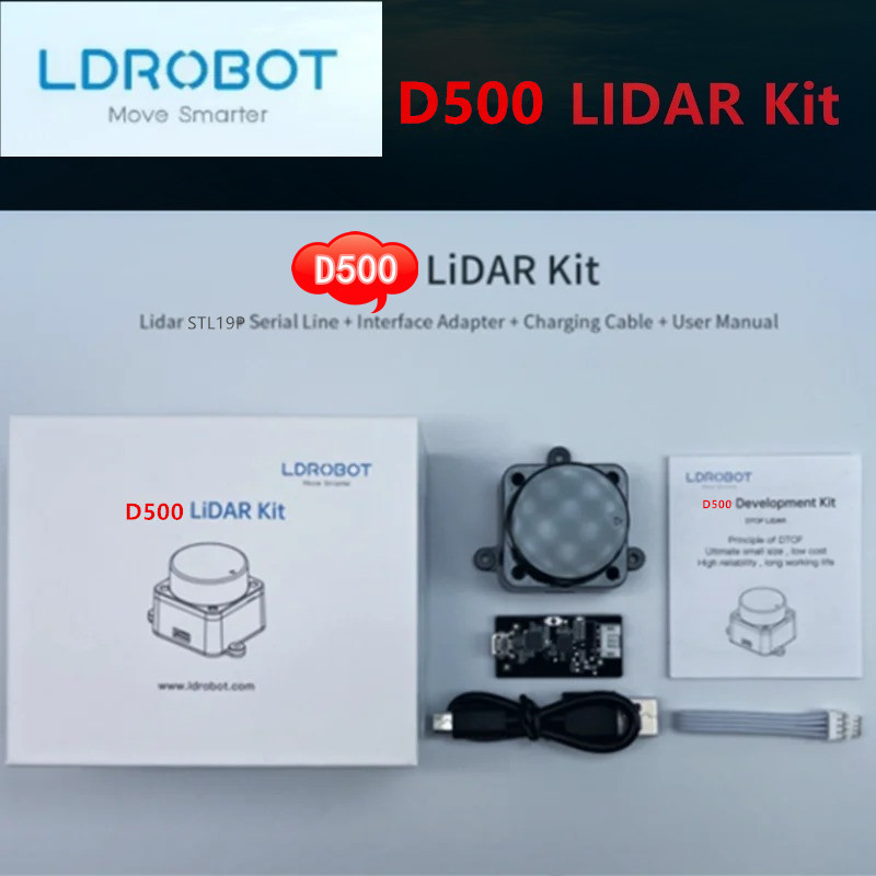LDROBOT D500 Lidar Kit DTOF outdoor robot SLAM Navigation Scanning
