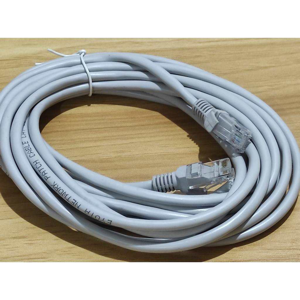 Kabel LAN 5 meter sudah jadi Cat5e